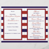 Papier La collection de Mariages d'Ancres nautiques Red & (Dos)