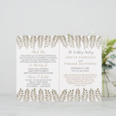 Papier La collection de Mariages Monochrome Fern Woodland (Debout devant)