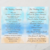 Papier La collection de mariages Watercolor Beach (Dos)