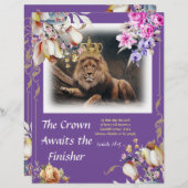 Papier La Couronne attend le Finisseur fixe (Devant / Derrière)