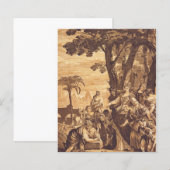 Papier La découverte de Moïse du Livre de l'Exode (Devant / Derrière)