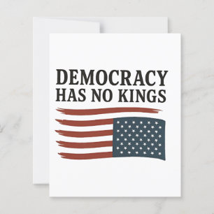 Papier La démocratie n'a pas le roi anti-Trump USA