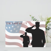 PAPIER LA DERNIÈRE SALUT (Debout devant)