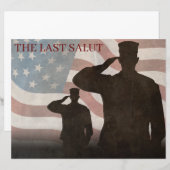 PAPIER LA DERNIÈRE SALUT VINTAGE (Devant / Derrière)