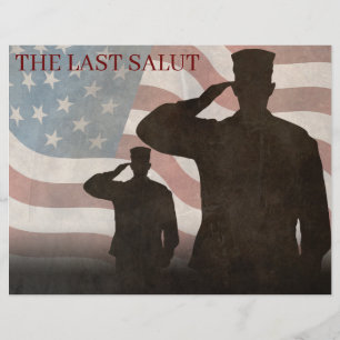 PAPIER LA DERNIÈRE SALUT VINTAGE