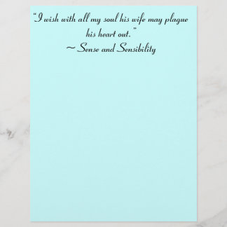 Papier La Femme Peut Peser Son Coeur Jane Austen Citation