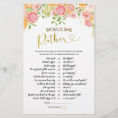 Papier La Fête des mariées Citrus De Pamplemousse Plairai (Devant)