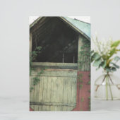 Papier La grange de lierre (Debout devant)