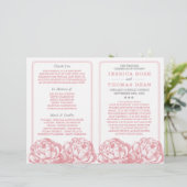 Papier La jolie collection de Mariages floraux Peony (Debout devant)