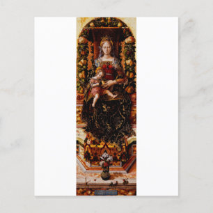 Papier La Madonna della Candeletta Carlo Crivelli Art