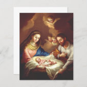 Papier La Nativité de Jésus-Christ (Devant / Derrière)