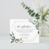 Papier La nuit précédente | Invitation (Debout devant)