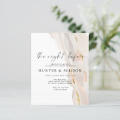 Papier La nuit précédente | Invitation (Debout devant)