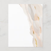 Papier La nuit précédente | Invitation (Dos)