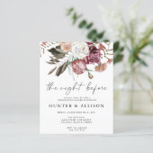 Papier La nuit précédente | Invitation (Debout devant)