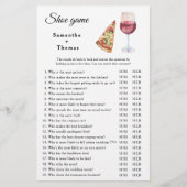 Papier La parfaite paire nuptiale douche Chaussure jeu (Devant)