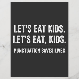 Papier La ponctuation sauve des vies