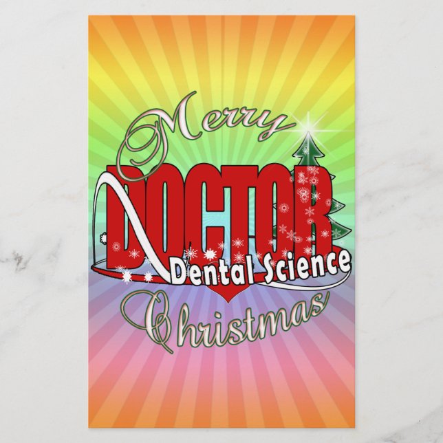 Papier La Science dentaire de NOËL (Devant)