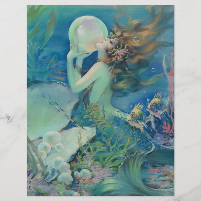 Papier La sirène par Henry Clive (Devant)