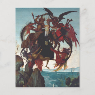 Papier La tentation de Saint Antoine par Michel-Ange