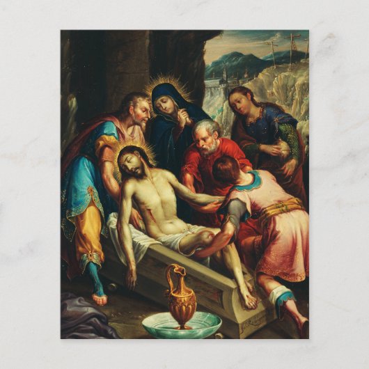 Papier La tombe du Christ Juan Rodríguez Juarez (Devant)