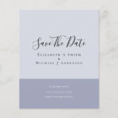 Papier La Typographie Moderne Sauvez Les Dates BUDGET (Devant)