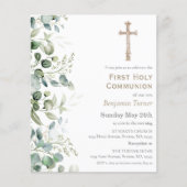 Papier La verdure | Invitation budgétaire de la première (Devant)