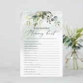 Papier La verdure qui connaît maman meilleur jeu de baby (Debout devant)