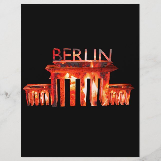 Papier La vie nocturne de Berlin (Devant)