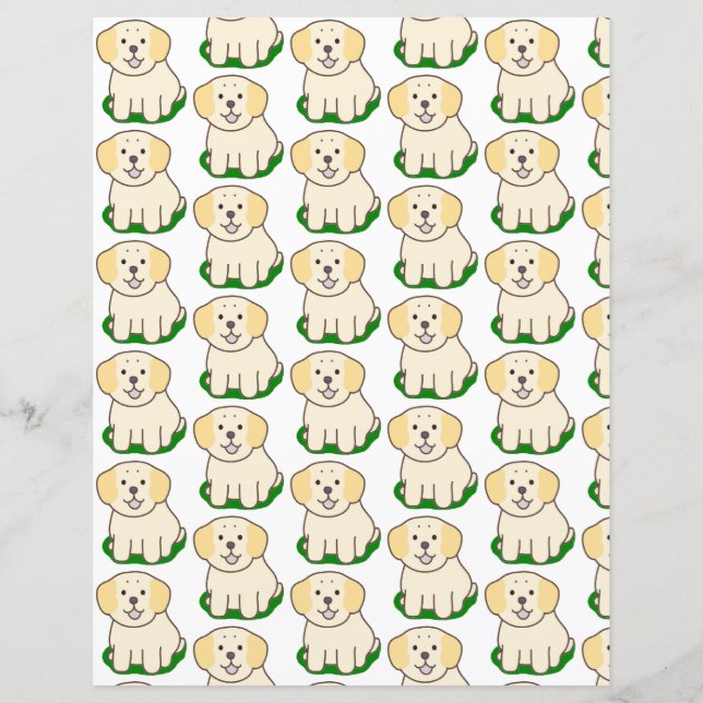 Papier Laboratoire jaune LR kawaii (Devant)