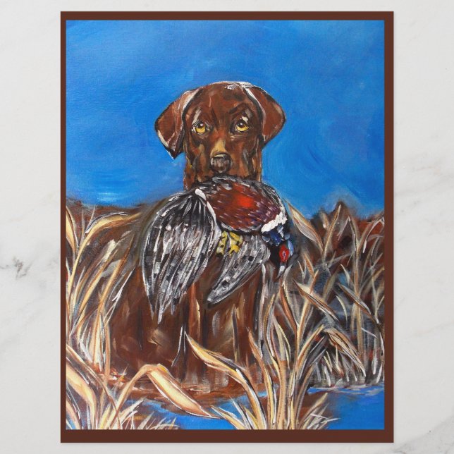 PAPIER LABRADOR CHOCOLAT (Devant)