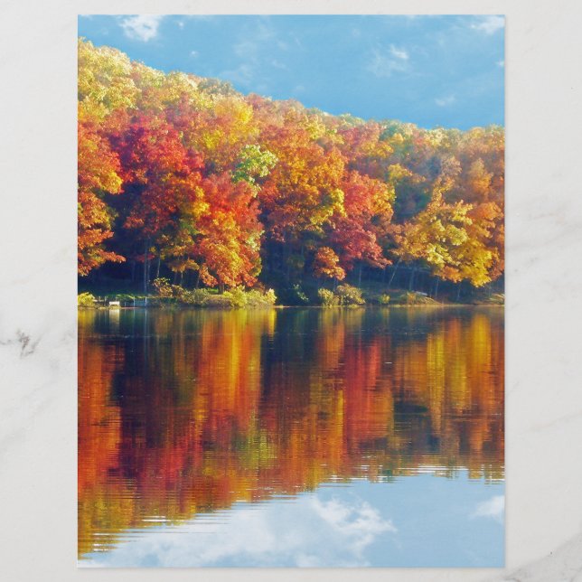 Papier Lac d'automne (Devant)