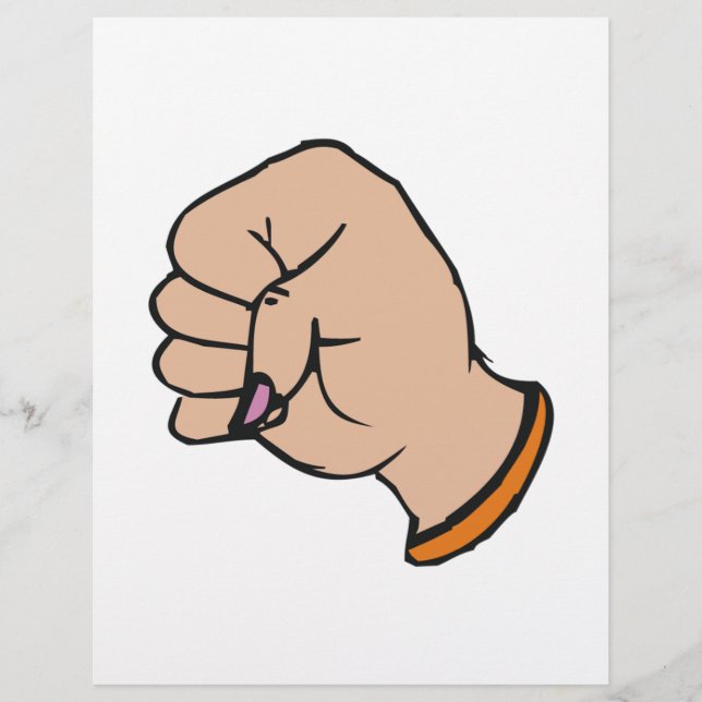 Papier Lady Fist (Devant)