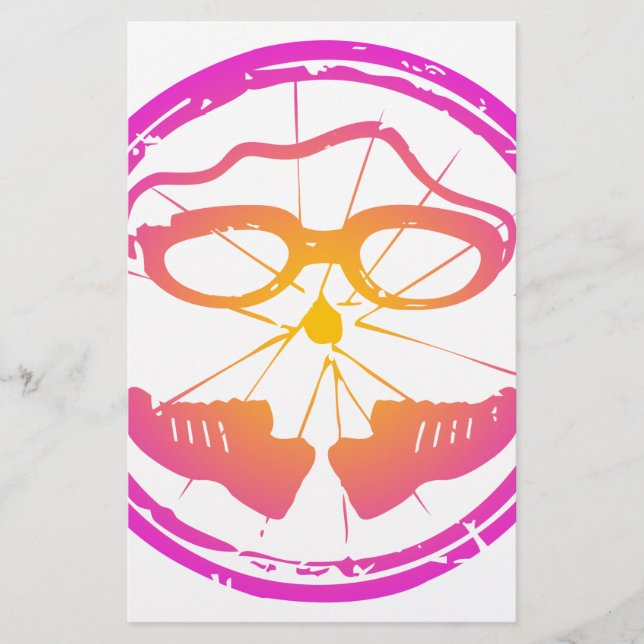 Papier Lady Triathlon (Devant)