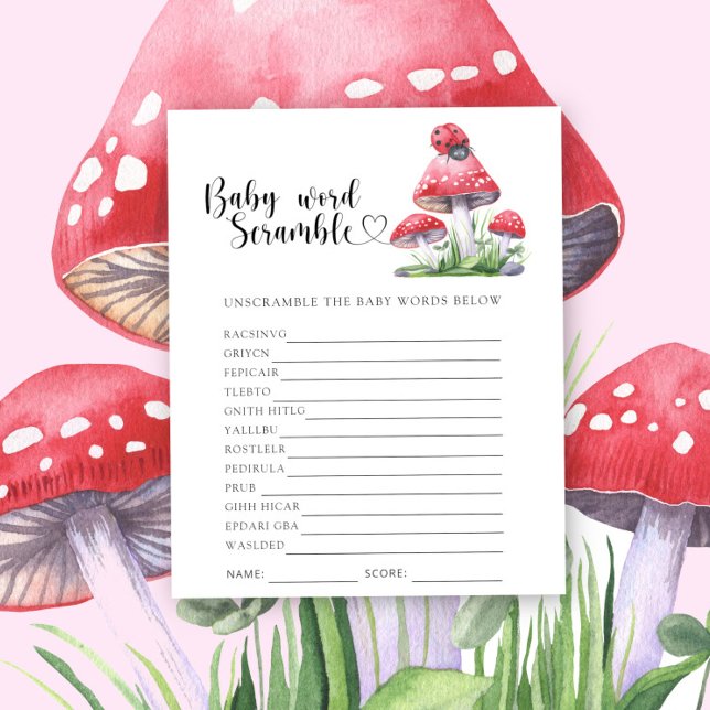 Papier Ladybird - Jeu de mots mêlés pour bébé (Créateur téléchargé)