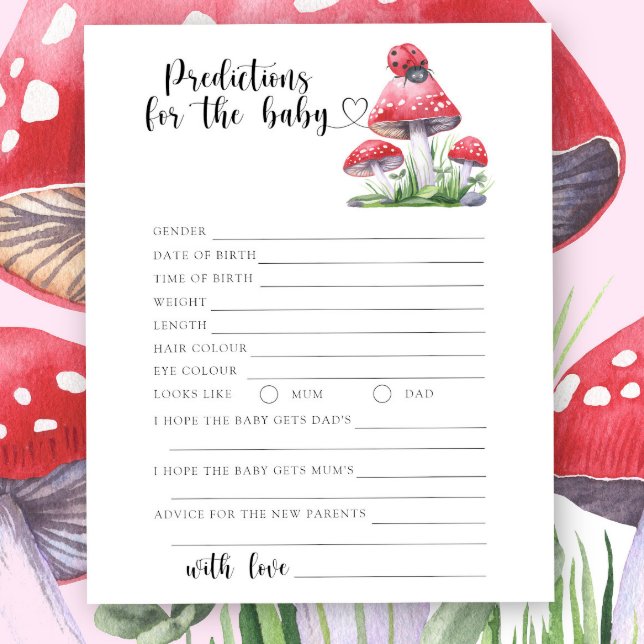 Papier Ladybird - prédictions et conseils pour bébé (Créateur téléchargé)