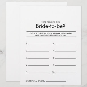 Papier L'âge du jeu de Fête des mariées de la mariée à de