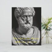 Papier L'âme ne pense jamais sans image (Debout devant)