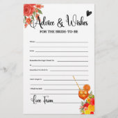 Papier L'amour à First Spritz Conseils souhaite à la mari (Devant)