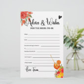 Papier L'amour à First Spritz Conseils souhaite à la mari (Debout devant)