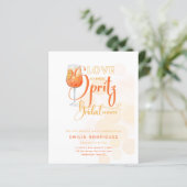 Papier L'amour à la première Fête des mariées orange mode (Debout devant)