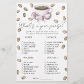 Papier L'amour brasse Ce qui est dans votre jeu de bourse (Devant)