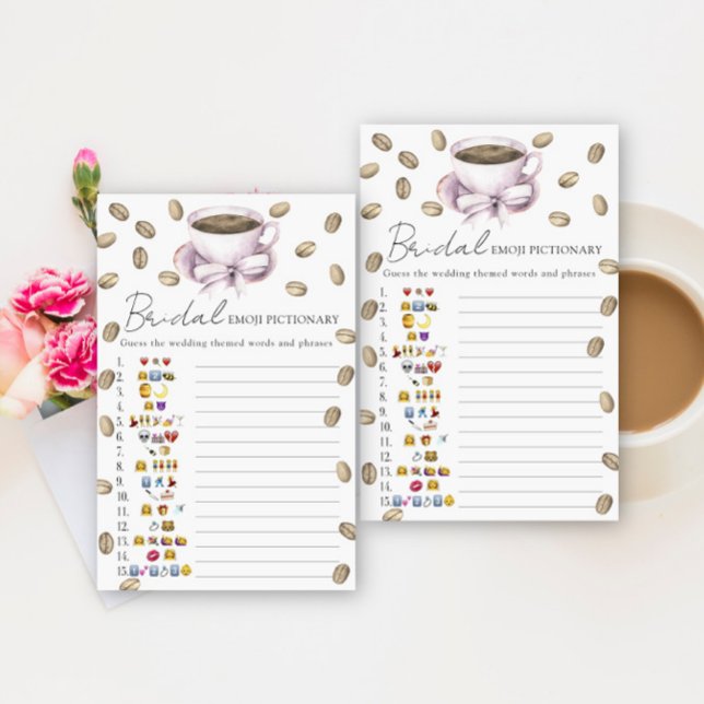 Papier L'amour brasse la douche nuptiale émoticônes (Créateur téléchargé)