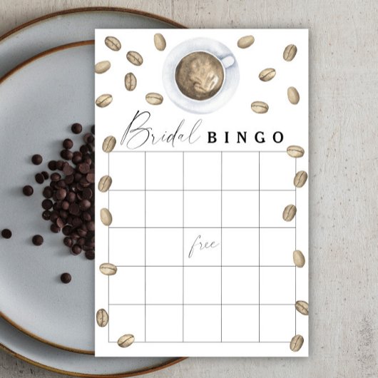 Papier L'amour brasse la douche nuptiale jeu de bingo