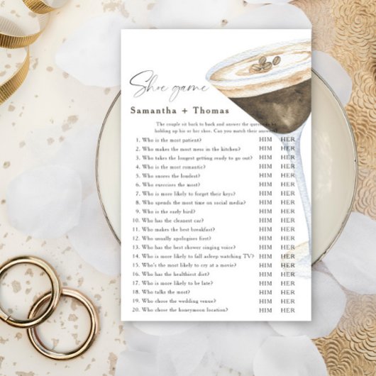 Papier L'amour brasse nuptiale douche jeu de chaussures