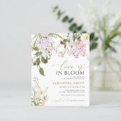 Papier L'amour BUDGET en fleurs Wilflowers Douche Invitat (Debout devant)