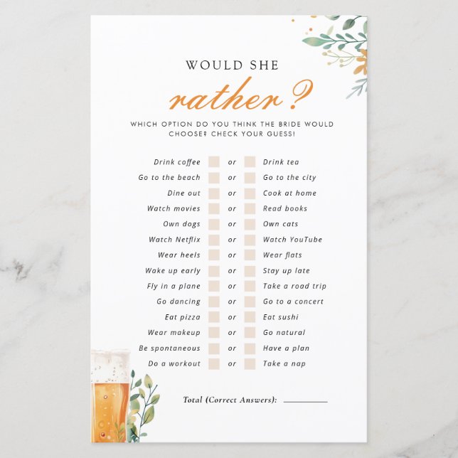 Papier L'amour de la bière est en train de brasser Voudra (Devant)