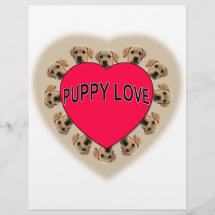 Papier L'amour des chiots