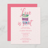 Papier L'amour du budget est un Invitation de Fête des ma (Devant / Derrière)