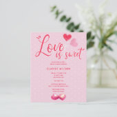 Papier L'amour du budget est un Invitation de Fête des ma (Debout devant)